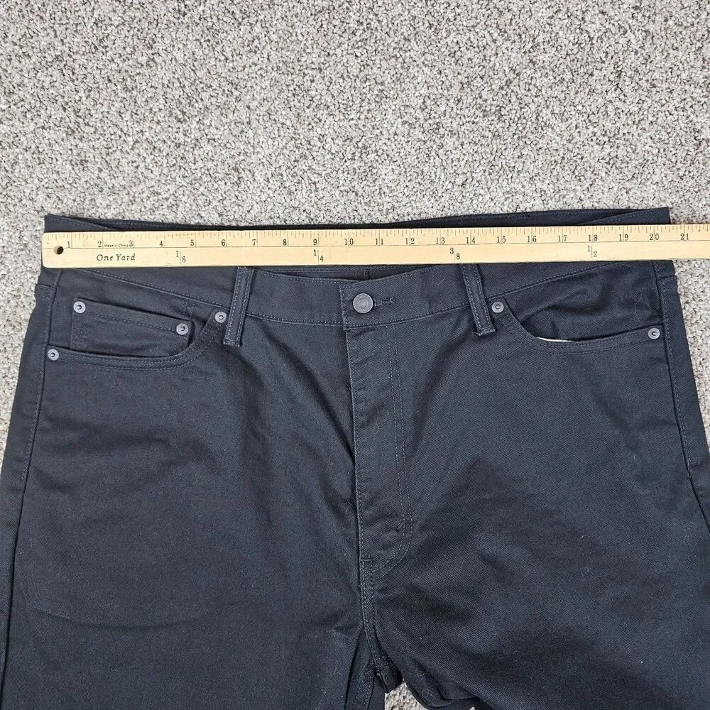 Levis 541 Jeans Mens 40x31 Black Athletic Tapered Stretch Workwear American